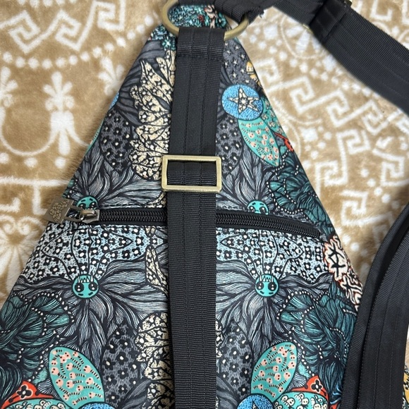 Artistic Patterned Backpack with Black Straps main image 10